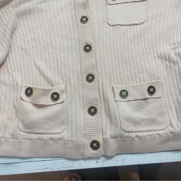 CAbi Blush Pink Cashmere Blend Cardigan Style 494 Small - Picture 6 of 10